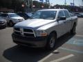 2010 Bright Silver Metallic Dodge Ram 1500 ST Quad Cab 4x4  photo #7