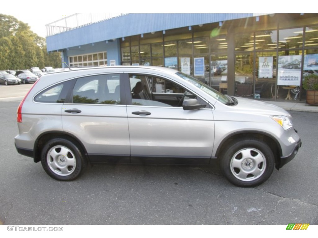 2008 CR-V LX 4WD - Whistler Silver Metallic / Black photo #4