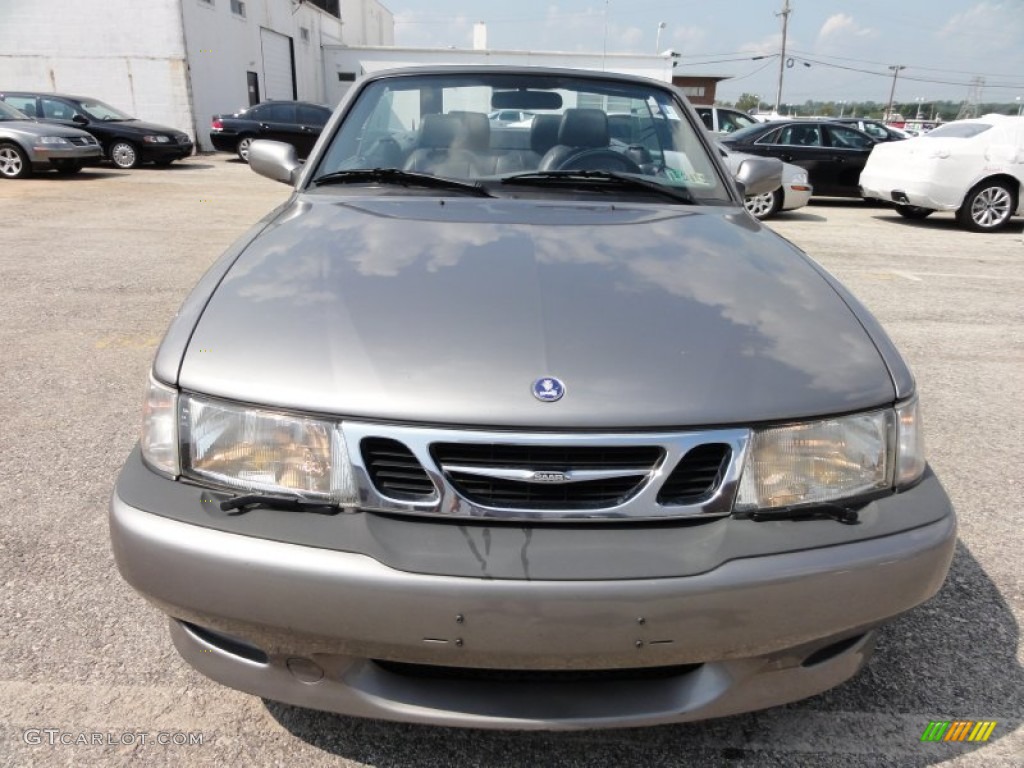 2003 9-3 SE Convertible - Steel Grey Metallic / Charcoal Grey photo #3
