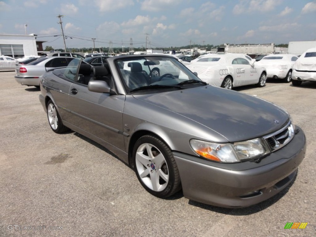 2003 9-3 SE Convertible - Steel Grey Metallic / Charcoal Grey photo #4