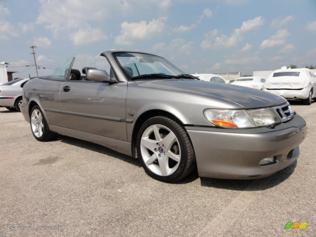 2003 9-3 SE Convertible - Steel Grey Metallic / Charcoal Grey photo #5