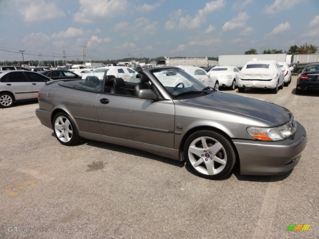 2003 9-3 SE Convertible - Steel Grey Metallic / Charcoal Grey photo #6
