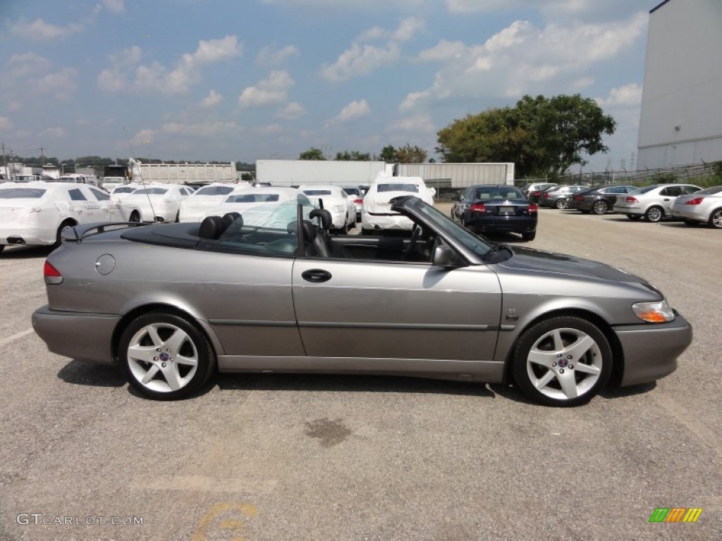 2003 9-3 SE Convertible - Steel Grey Metallic / Charcoal Grey photo #7
