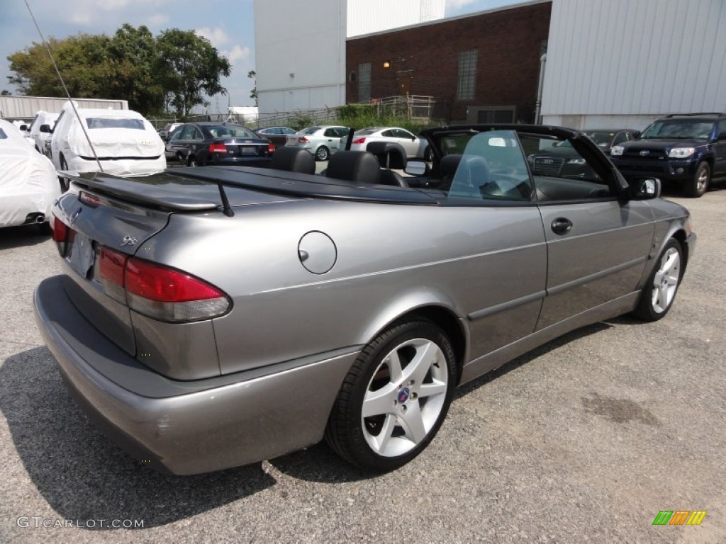 2003 9-3 SE Convertible - Steel Grey Metallic / Charcoal Grey photo #8