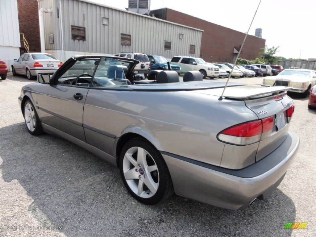 2003 9-3 SE Convertible - Steel Grey Metallic / Charcoal Grey photo #10