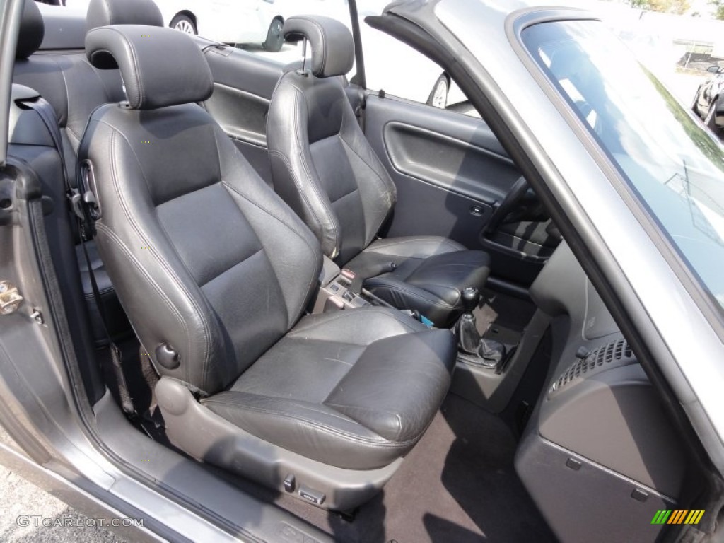 Charcoal Grey Interior 2003 Saab 9-3 SE Convertible Photo #53942322