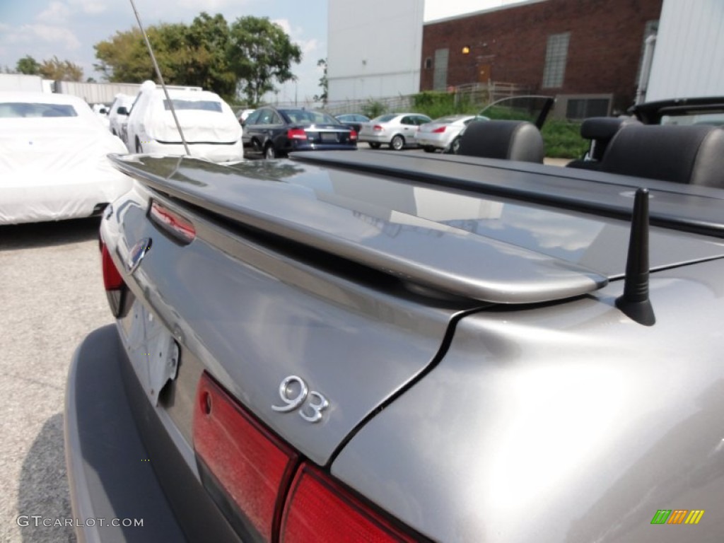 2003 9-3 SE Convertible - Steel Grey Metallic / Charcoal Grey photo #24