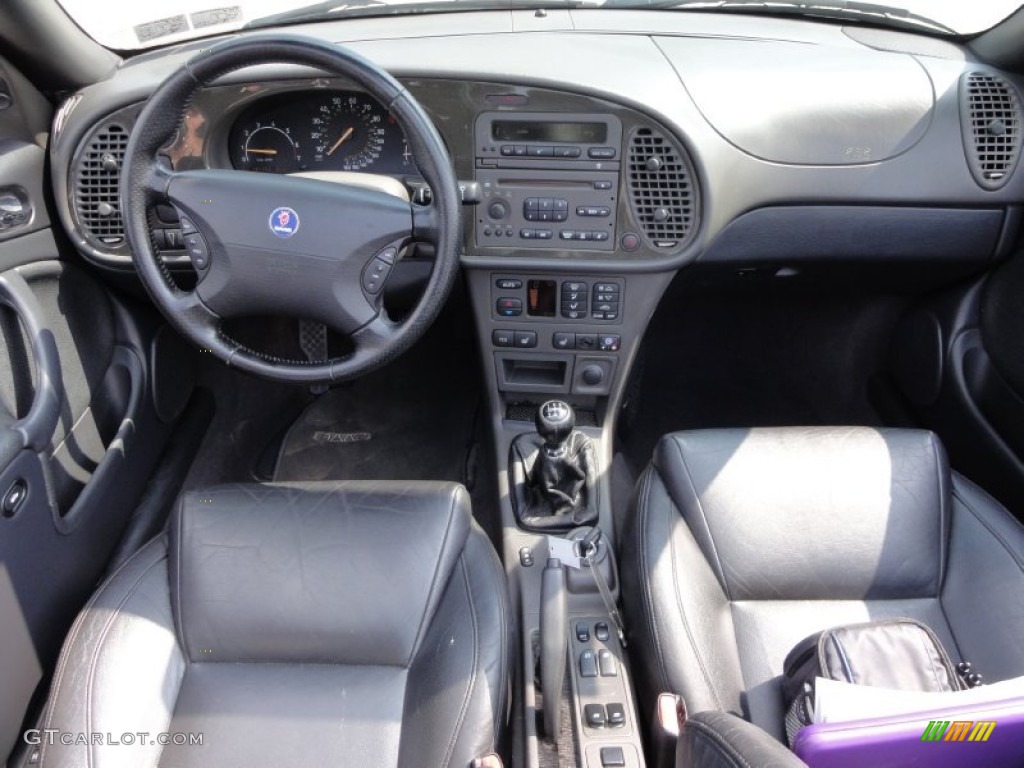 2003 Saab 9-3 SE Convertible Charcoal Grey Dashboard Photo #53942435
