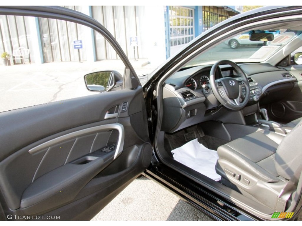 Black Interior 2011 Honda Accord EX-L V6 Coupe Photo #53942651