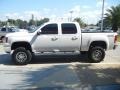 2008 Summit White GMC Sierra 1500 SLT Crew Cab 4x4  photo #5