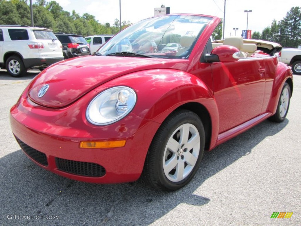 Salsa Red 2007 Volkswagen New Beetle 2.5 Convertible Exterior Photo #53944457