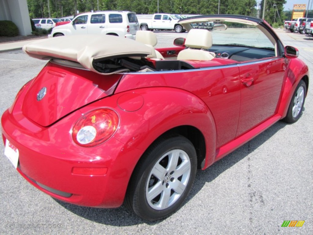 Salsa Red 2007 Volkswagen New Beetle 2.5 Convertible Exterior Photo #53944496