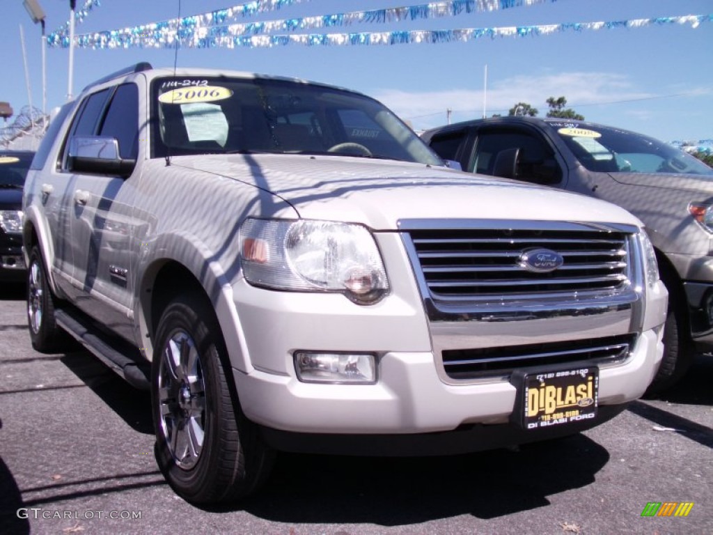 Oxford White Ford Explorer