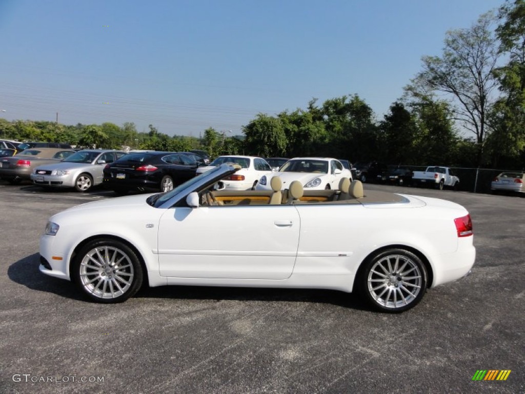 Ibis White 2009 Audi A4 3.2 quattro Cabriolet Exterior Photo #53945355