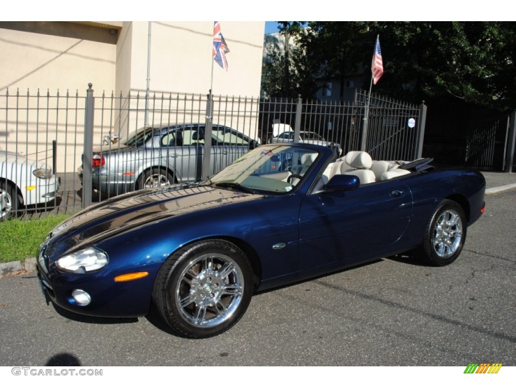 Sapphire Blue Metallic 2002 Jaguar XK XK8 Convertible Exterior Photo #53945447