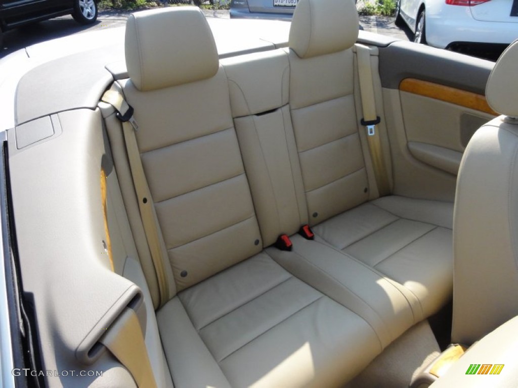 Beige Interior 2009 Audi A4 3.2 quattro Cabriolet Photo #53945450