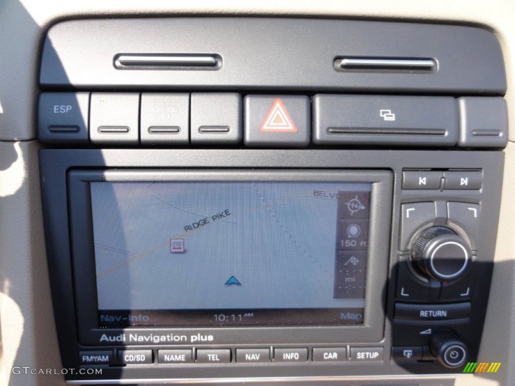 2009 Audi A4 3.2 quattro Cabriolet Navigation Photos