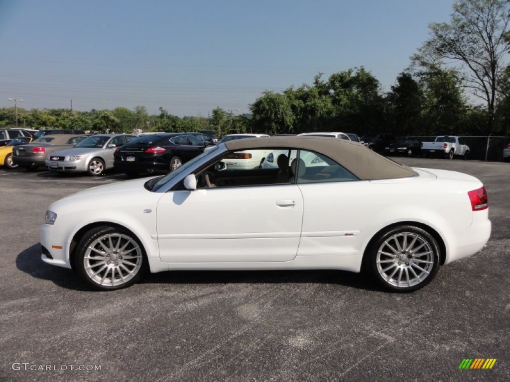 Ibis White 2009 Audi A4 3.2 quattro Cabriolet Exterior Photo #53945626