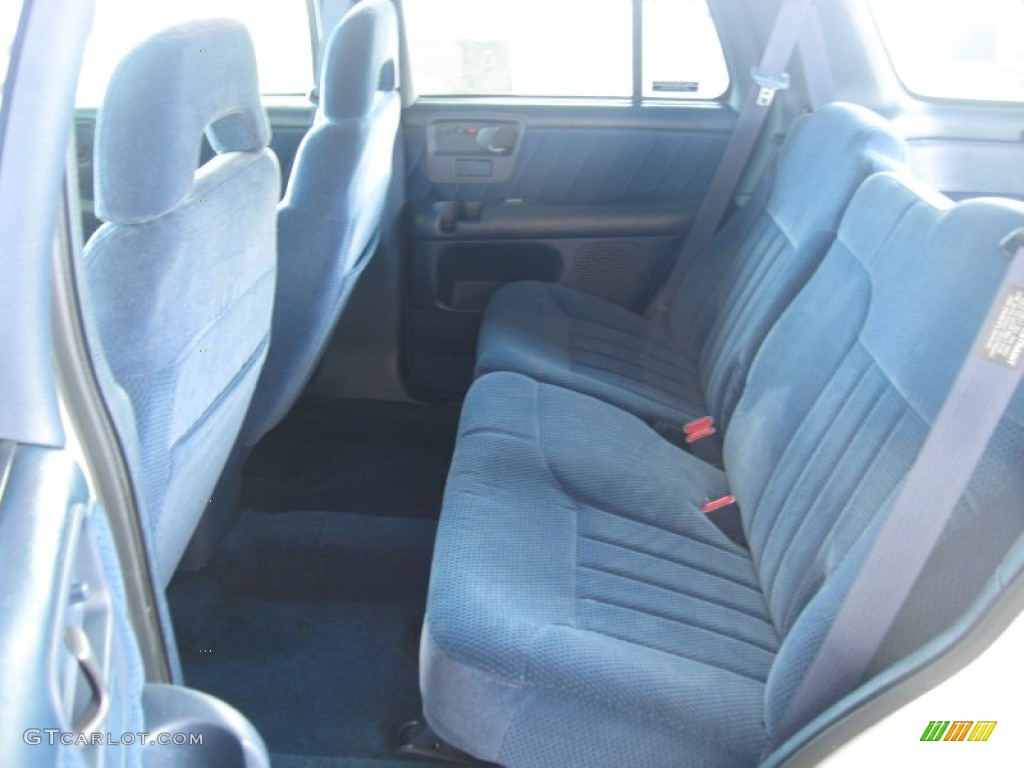 Blue Interior 1996 Chevrolet Blazer LS 4x4 Photo #53945651