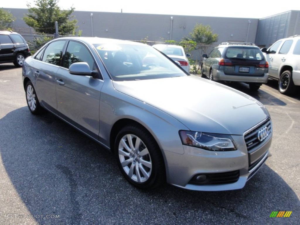 Quartz Grey Metallic 2009 Audi A4 2.0T Premium quattro Sedan Exterior Photo #53945663
