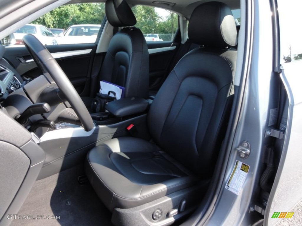 Black Interior 2009 Audi A4 2.0T Premium quattro Sedan Photo #53945780