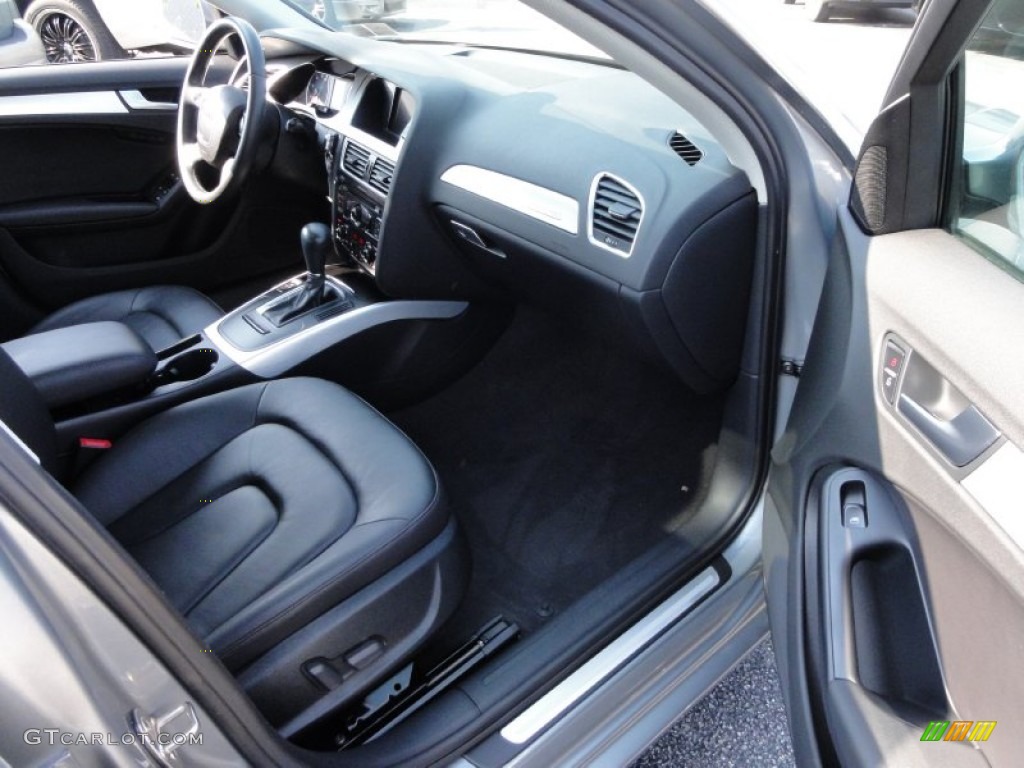 Black Interior 2009 Audi A4 2.0T Premium quattro Sedan Photo #53945792