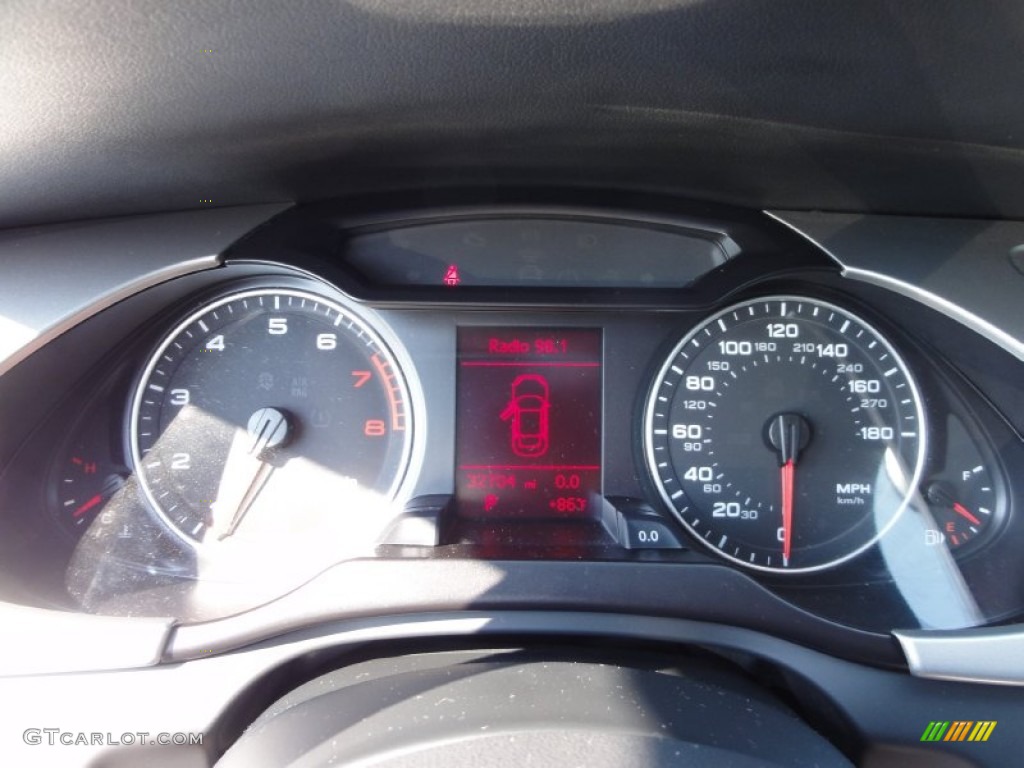 2009 Audi A4 2.0T Premium quattro Sedan Gauges Photo #53945981