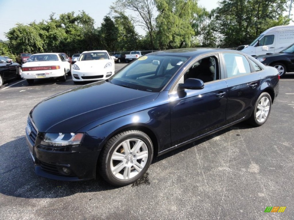 2011 A4 2.0T quattro Sedan - Deep Sea Blue Pearl / Black photo #2