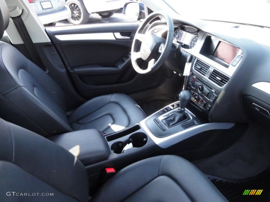 Black Interior 2011 Audi A4 2.0T quattro Sedan Photo #53946179