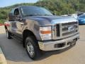 2008 Dark Shadow Grey Metallic Ford F250 Super Duty XLT SuperCab 4x4  photo #4