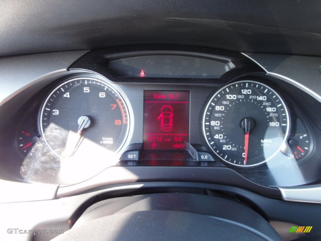 2011 Audi A4 2.0T quattro Sedan Gauges Photo #53946374