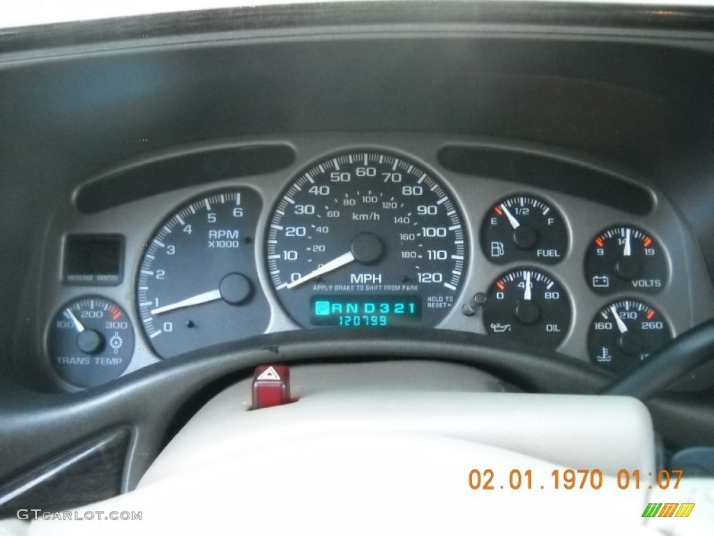 2002 GMC Sierra 1500 Denali Extended Cab 4WD Gauges Photo #53946563