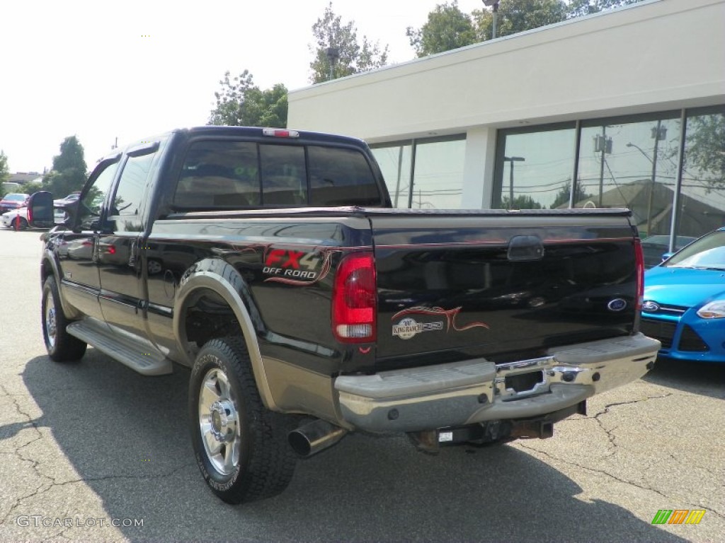Black 2006 Ford F350 Super Duty King Ranch Crew Cab 4x4 Exterior Photo #53946707
