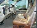 Castano Brown Leather 2006 Ford F350 Super Duty King Ranch Crew Cab 4x4 Interior Color