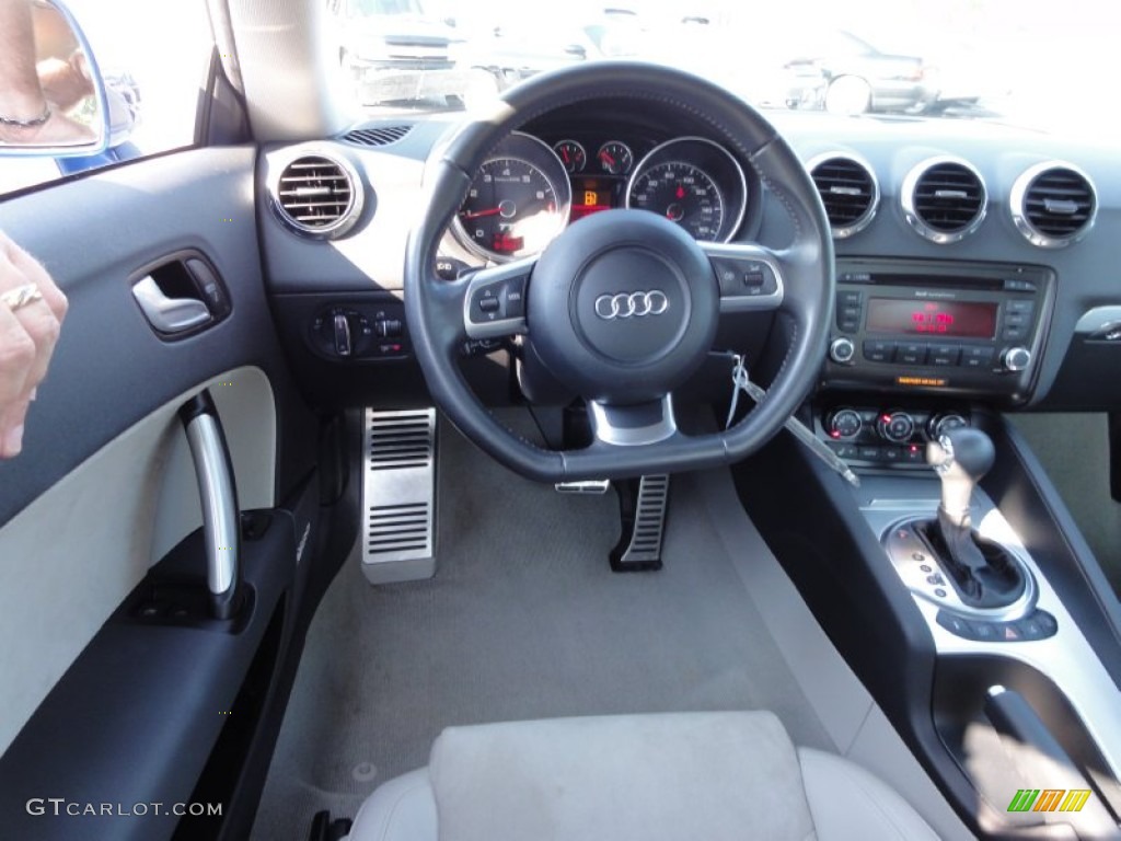 2008 Audi TT 2.0T Coupe Silver Dashboard Photo #53946989