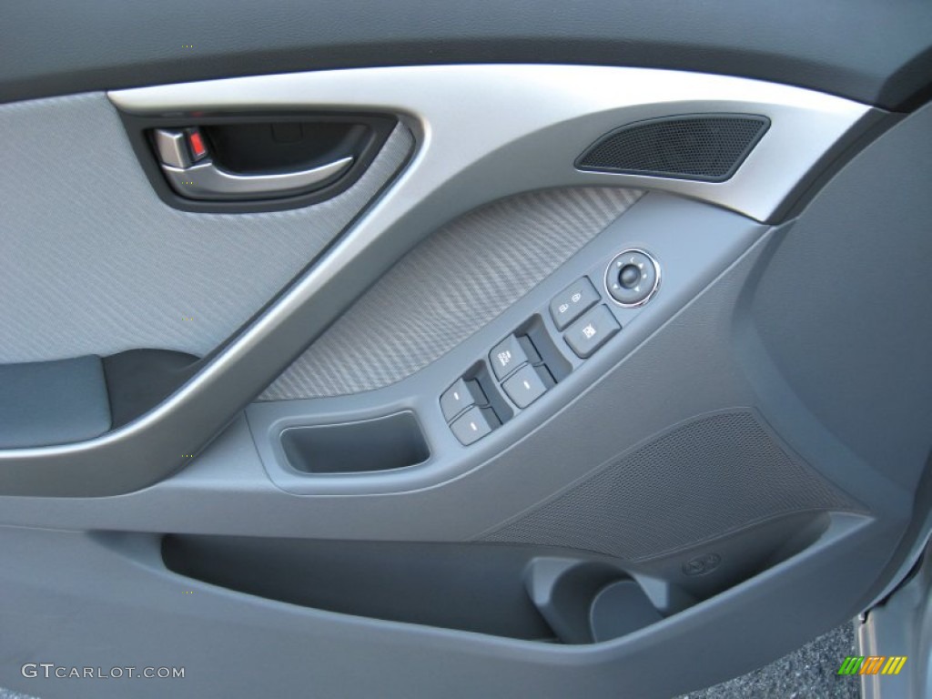 2012 Hyundai Elantra GLS Gray Door Panel Photo #53947004
