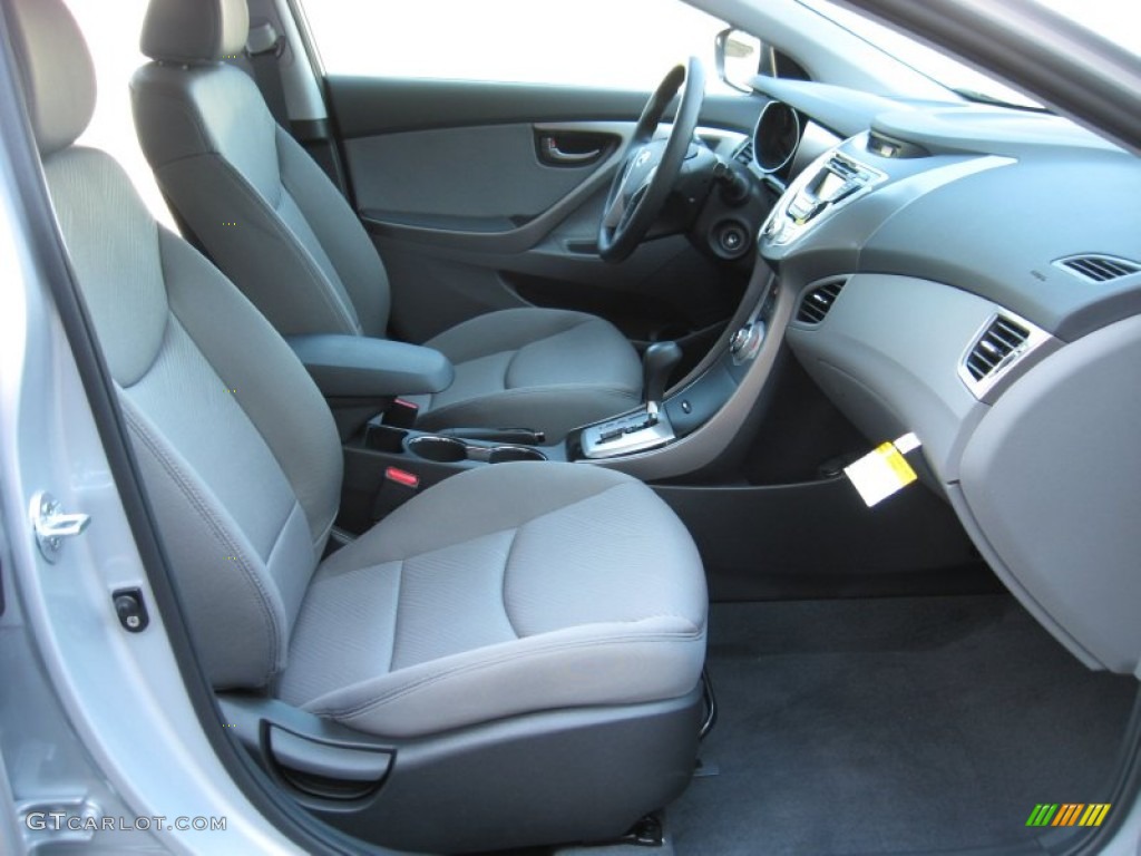 Gray Interior 2012 Hyundai Elantra Gls Photo 53947040