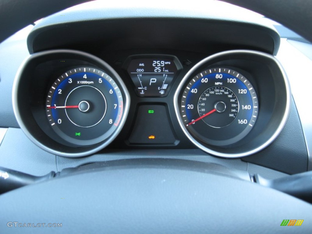 2012 Hyundai Elantra GLS Gauges Photo #53947118