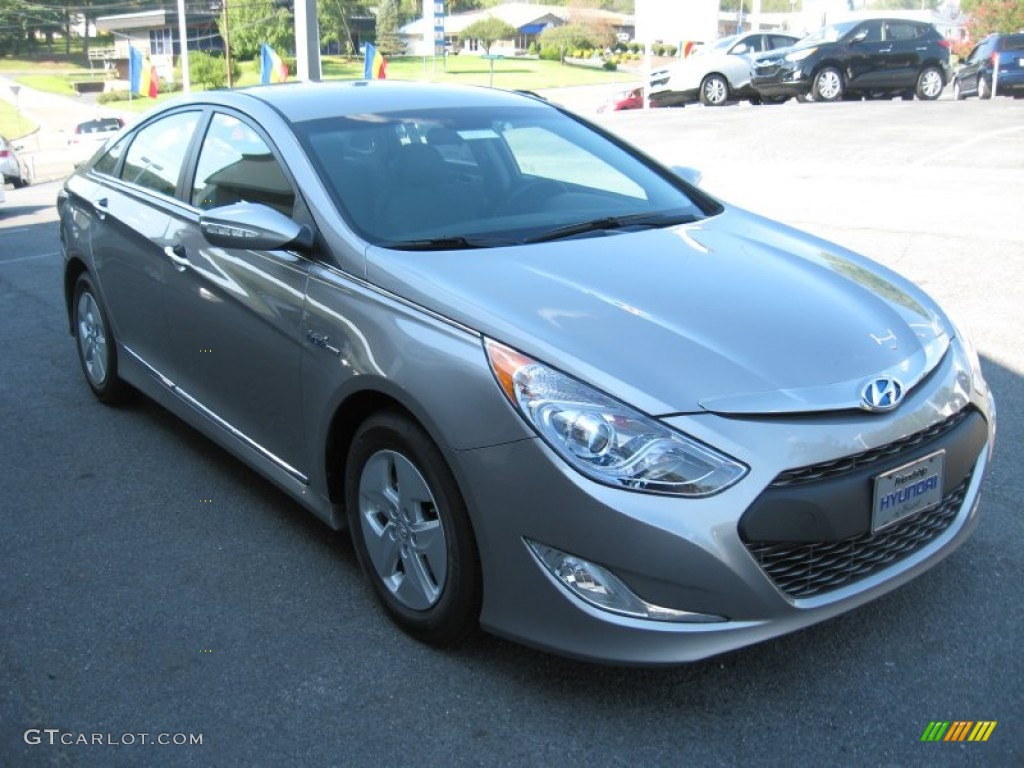 Hyper Silver Metallic 2011 Hyundai Sonata Hybrid Exterior Photo #53947163