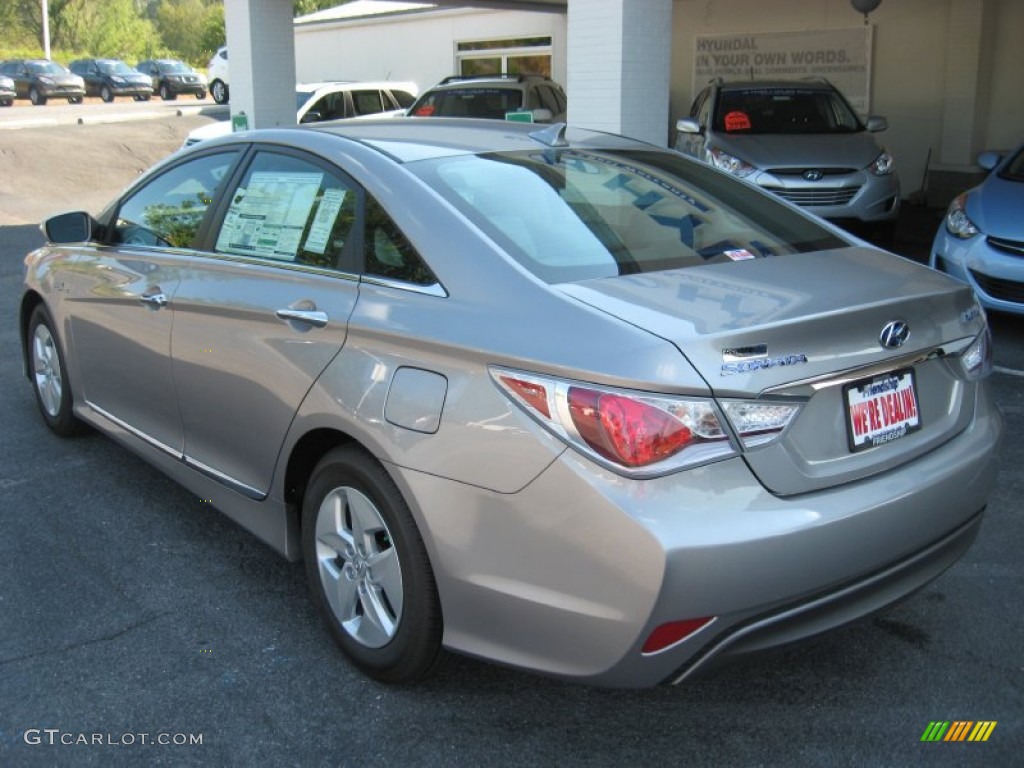 Hyper Silver Metallic 2011 Hyundai Sonata Hybrid Exterior Photo #53947196