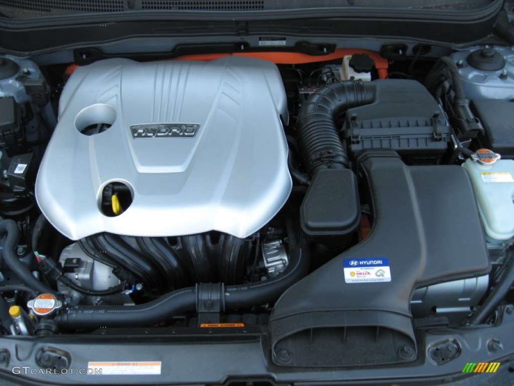 2011 Hyundai Sonata Hybrid 2.4 Liter h DOHC 16-Valve D-CVVT 4 Cylinder Gasoline/Electric Hybrid Engine Photo #53947205