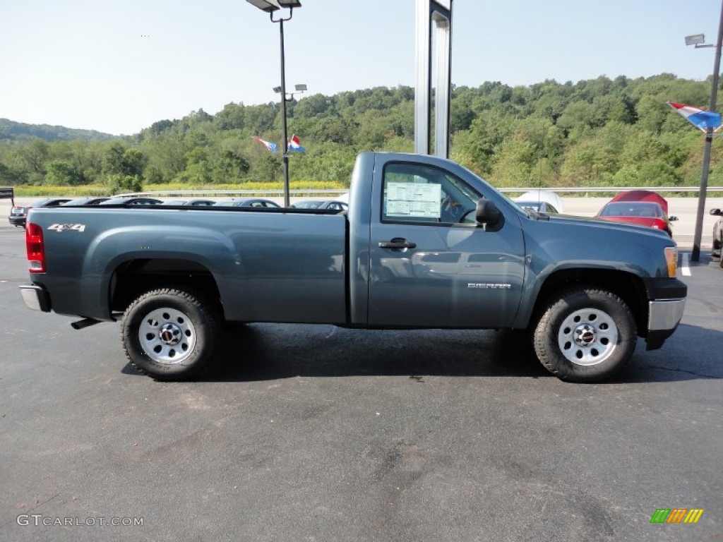 Stealth Gray Metallic 2011 GMC Sierra 1500 Regular Cab 4x4 Exterior Photo #53947932