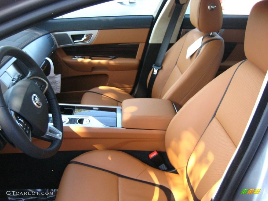 London Tan/Warm Charcoal Interior 2012 Jaguar XF Portfolio Photo #53948060