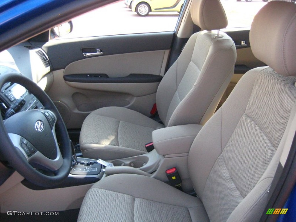 2012 Elantra GLS Touring - Vivid Blue / Beige photo #5