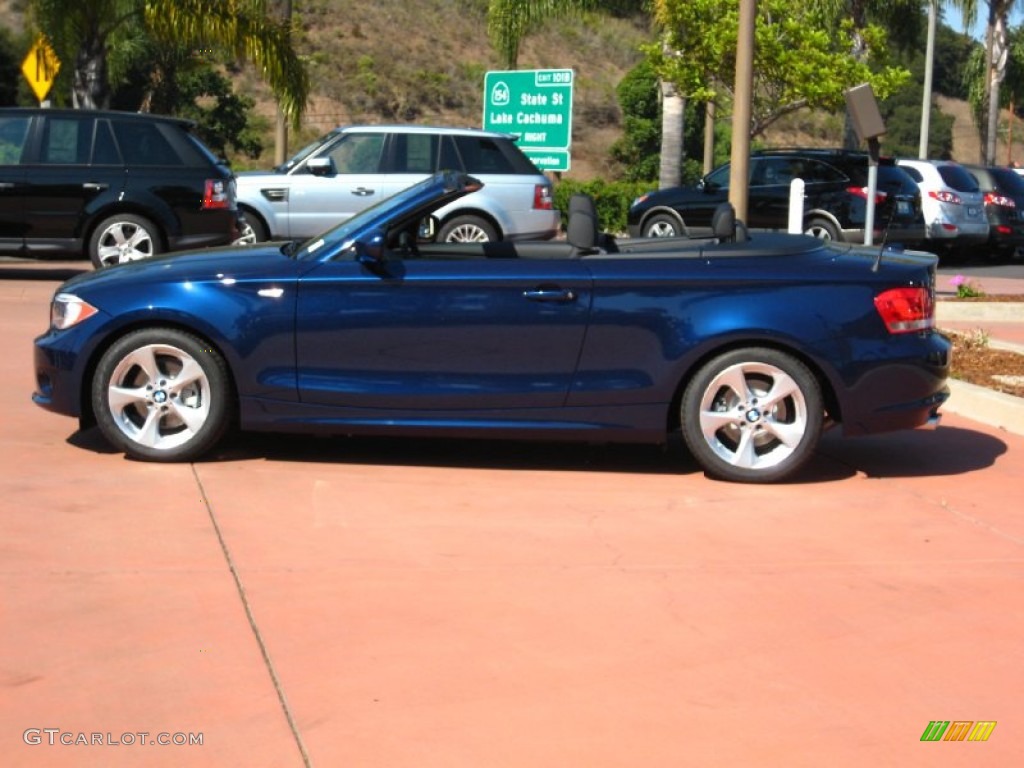Deep Sea Blue Metallic 2012 BMW 1 Series 128i Convertible Exterior Photo #53948428