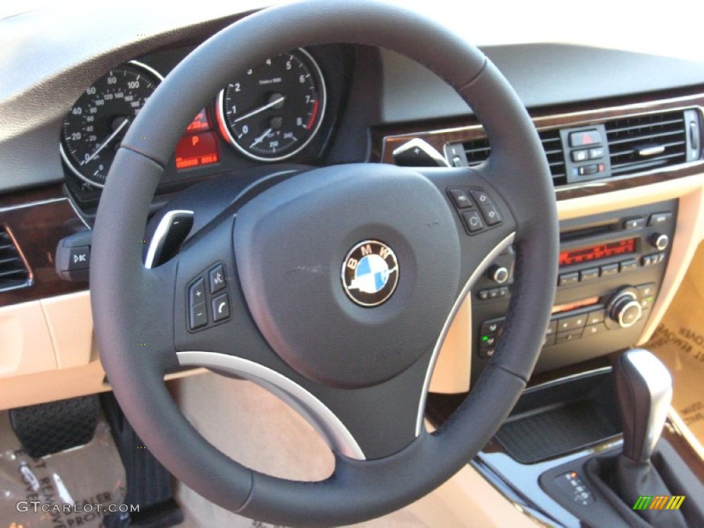 2011 3 Series 335i Sedan - Deep Sea Blue Metallic / Beige Dakota Leather photo #6