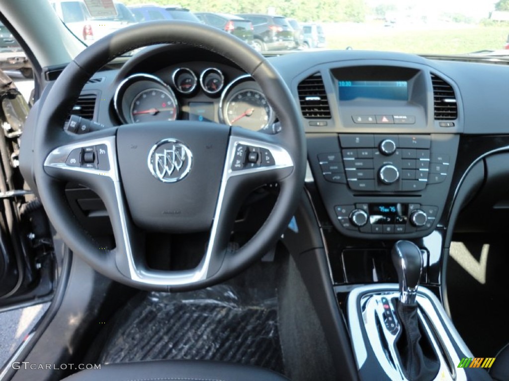 2011 Buick Regal CXL Turbo Ebony Dashboard Photo #53948717