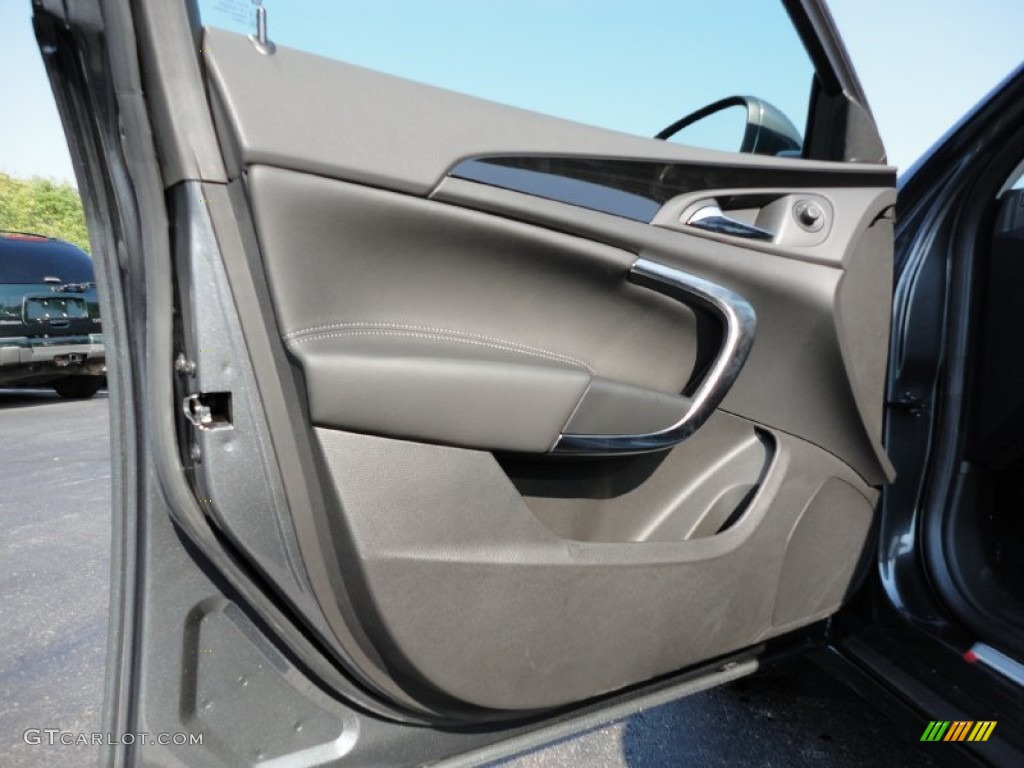 2011 Buick Regal CXL Turbo Ebony Door Panel Photo #53948747