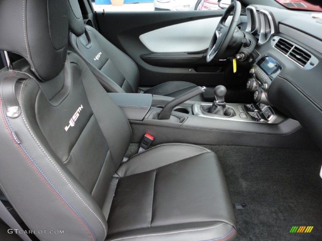 Black Interior 2012 Chevrolet Camaro SS 45th Anniversary Edition Coupe Photo #53949293
