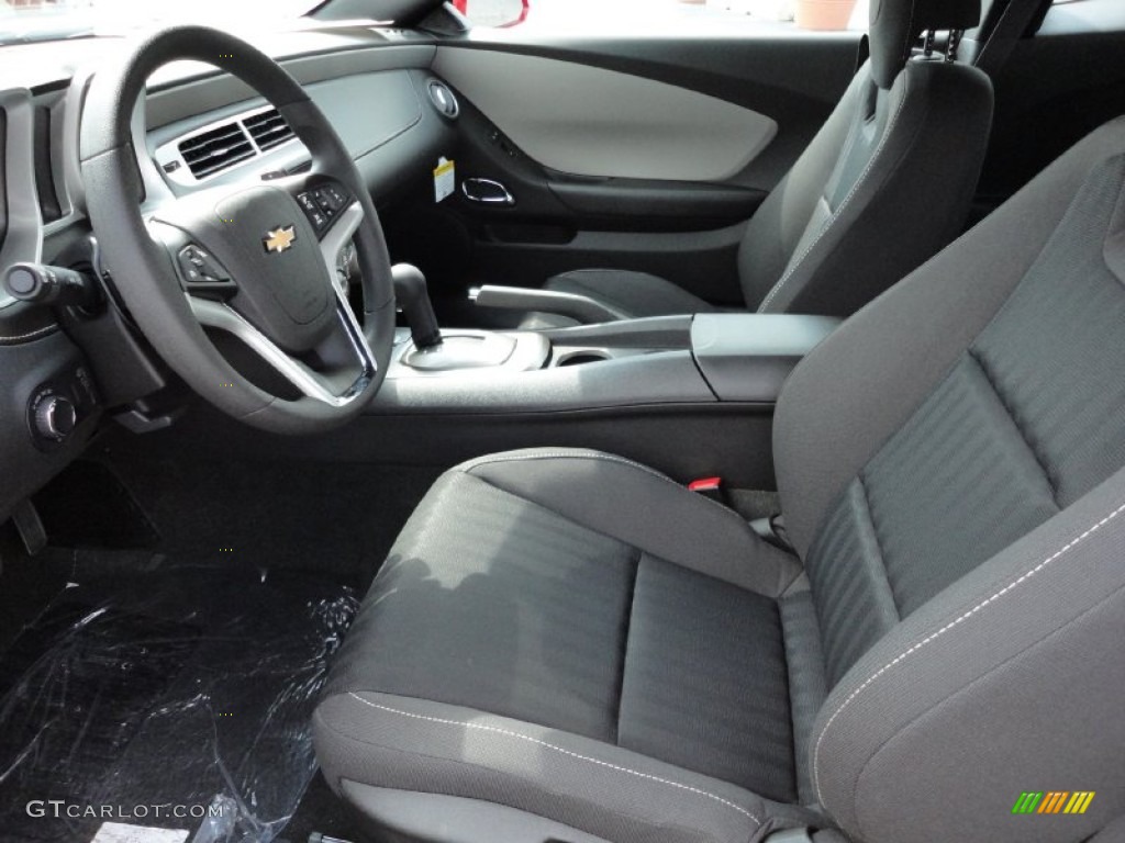 Black Interior 2012 Chevrolet Camaro LS Coupe Photo #53949422
